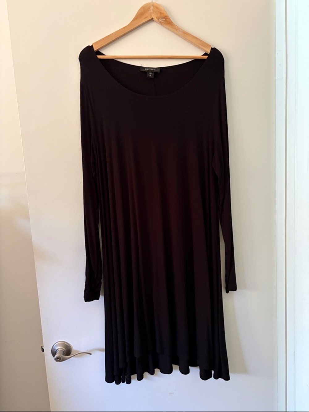 Karen Kane Black Long Sleeve Swing Dress